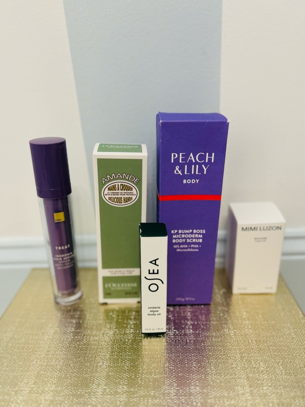 L'OCCITANE, PEACH & LILY OSEA, MIMI LUZON & EWC Skin Care Set.